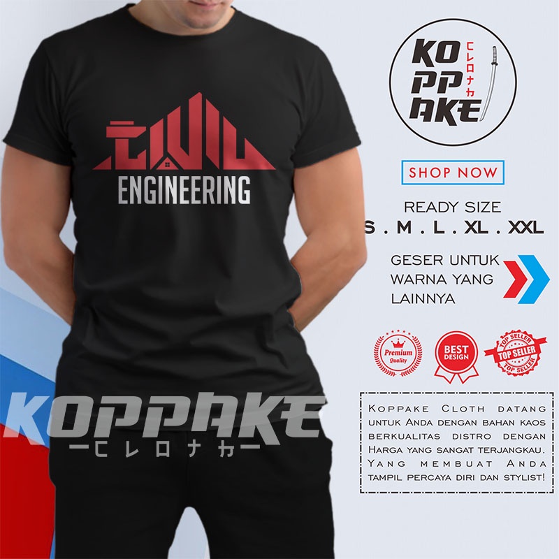 Kaos Baju Civil Engineering Teknik Sipil Kaos Distro