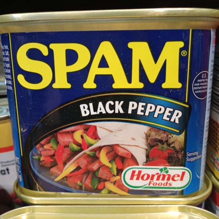 

HORMEL SPAM BLACK PEPPER 12 OZ 340GR ( NON HALAL )
