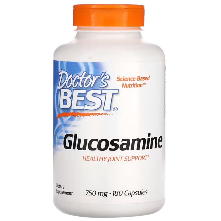 Doctor Best Glucosamine Sulfate 750mg 180caps Kesehatan Sendi ORI USA