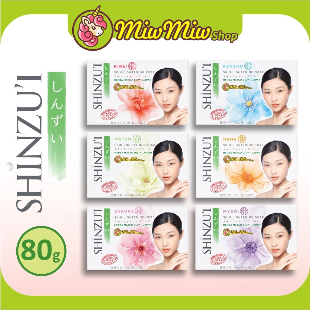 SHINZU'I Skin Lightening Bar Soap (Shinzui Sabun Mandi Batang Pencerah Kulit)