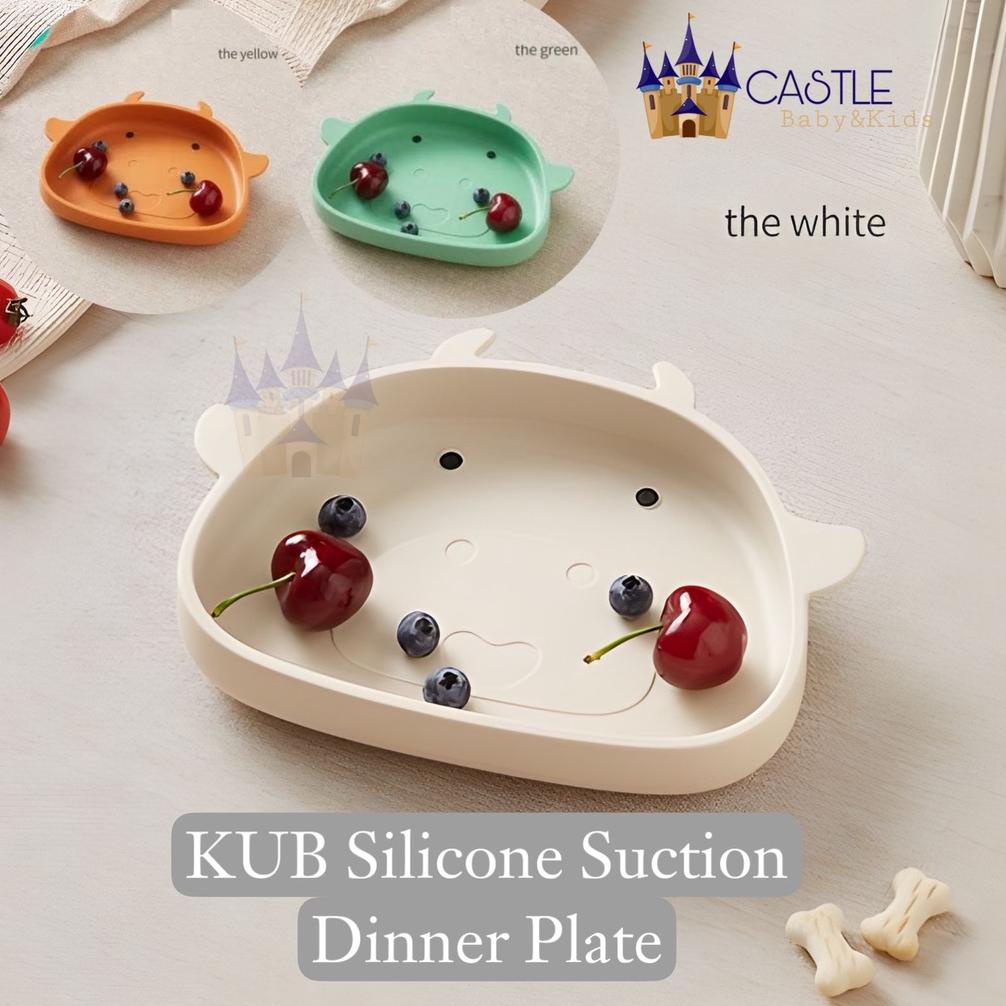 KUB Silicone Suction Dinner Plate - Piring Makan + Suction Bayi - Suction Plate