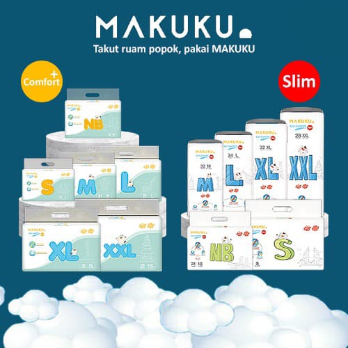 Makuku Air Diapers Slim Pants / Popok Celana