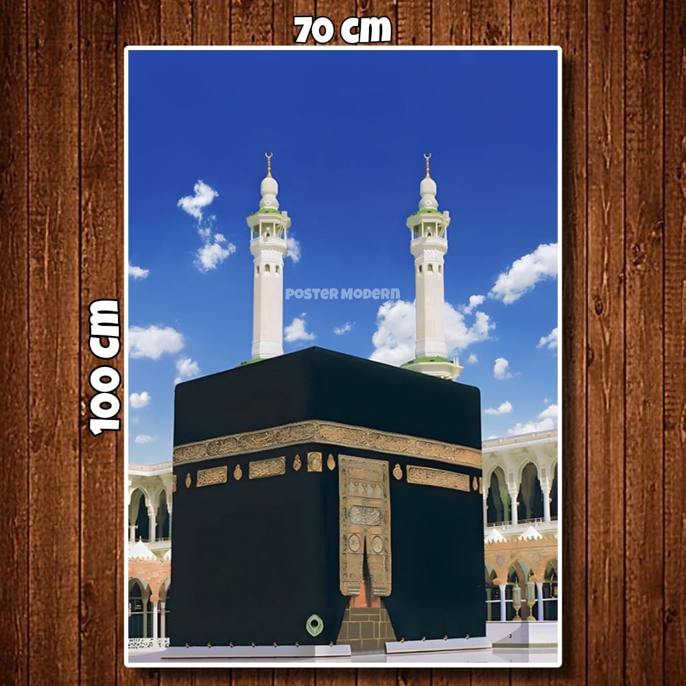 HIASAN DINDING KABAH MEKAH CODE07 VERTIKAL XTRA JUMBO 50X100CM 70X100CM 100X150CM 100X200CM / KABAH 