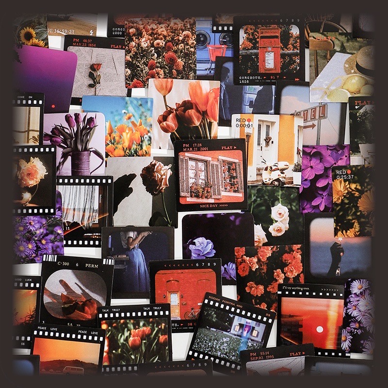 

10 pcs sticker deco film vintage aesthetic