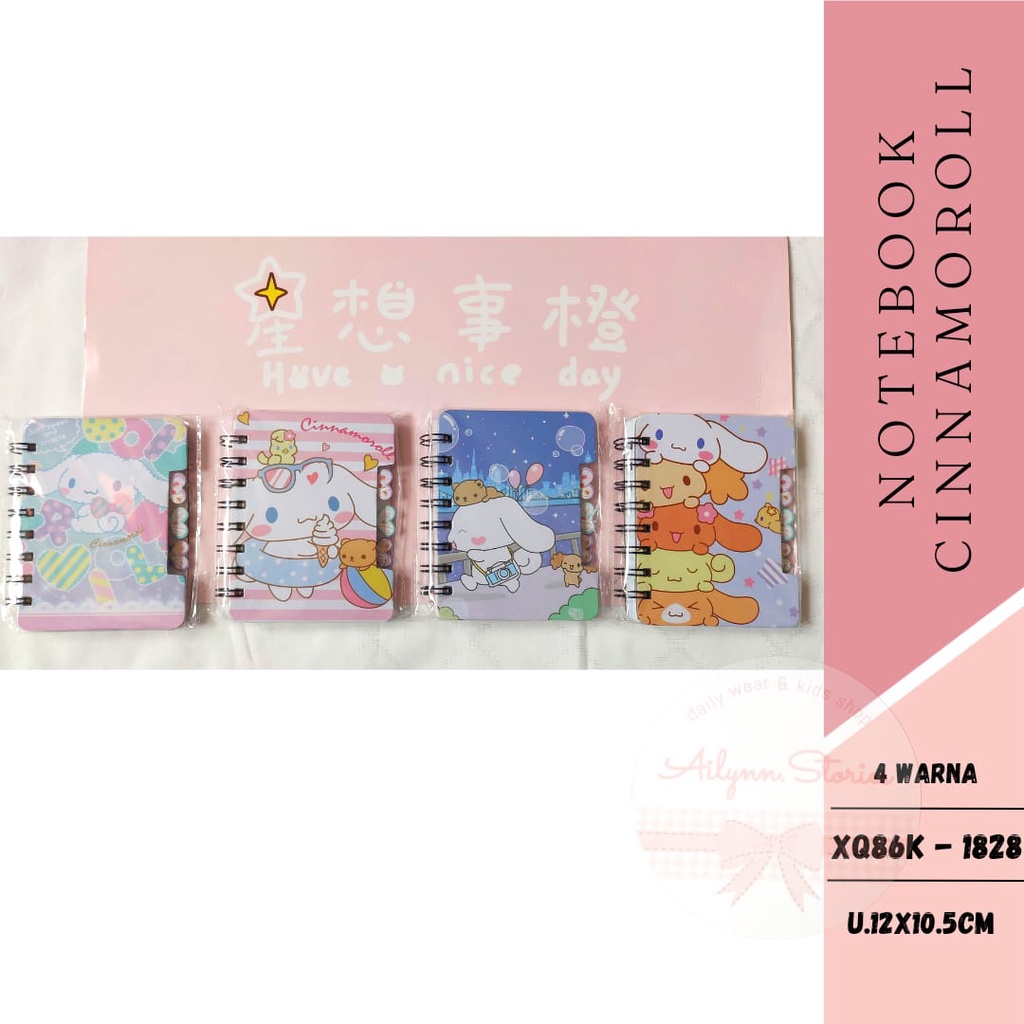 Notebook /Notepad Ring Cinamoroll 1828