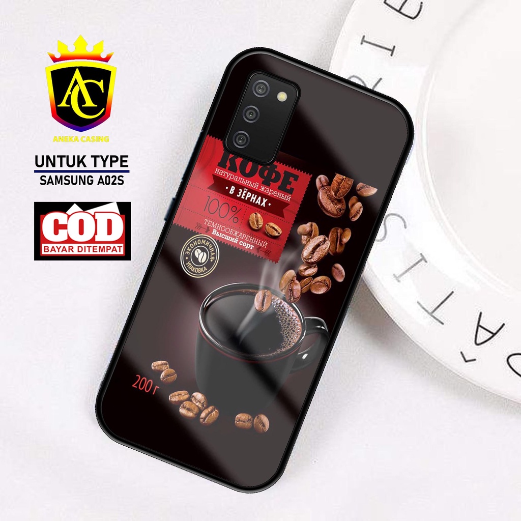 Case Samsung A02S Casing Samsung A02S Aneka Case [Coffe] Case Glossy Case Aesthetic Custom Case Anim