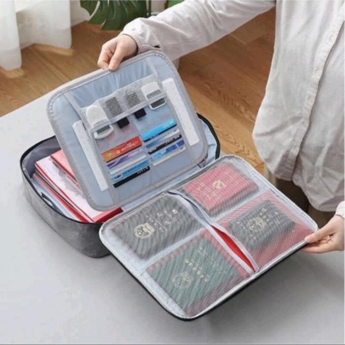 

Tas Koper Penyimpanan Dokumen Kunci Gembok / File Storage Travel Bag