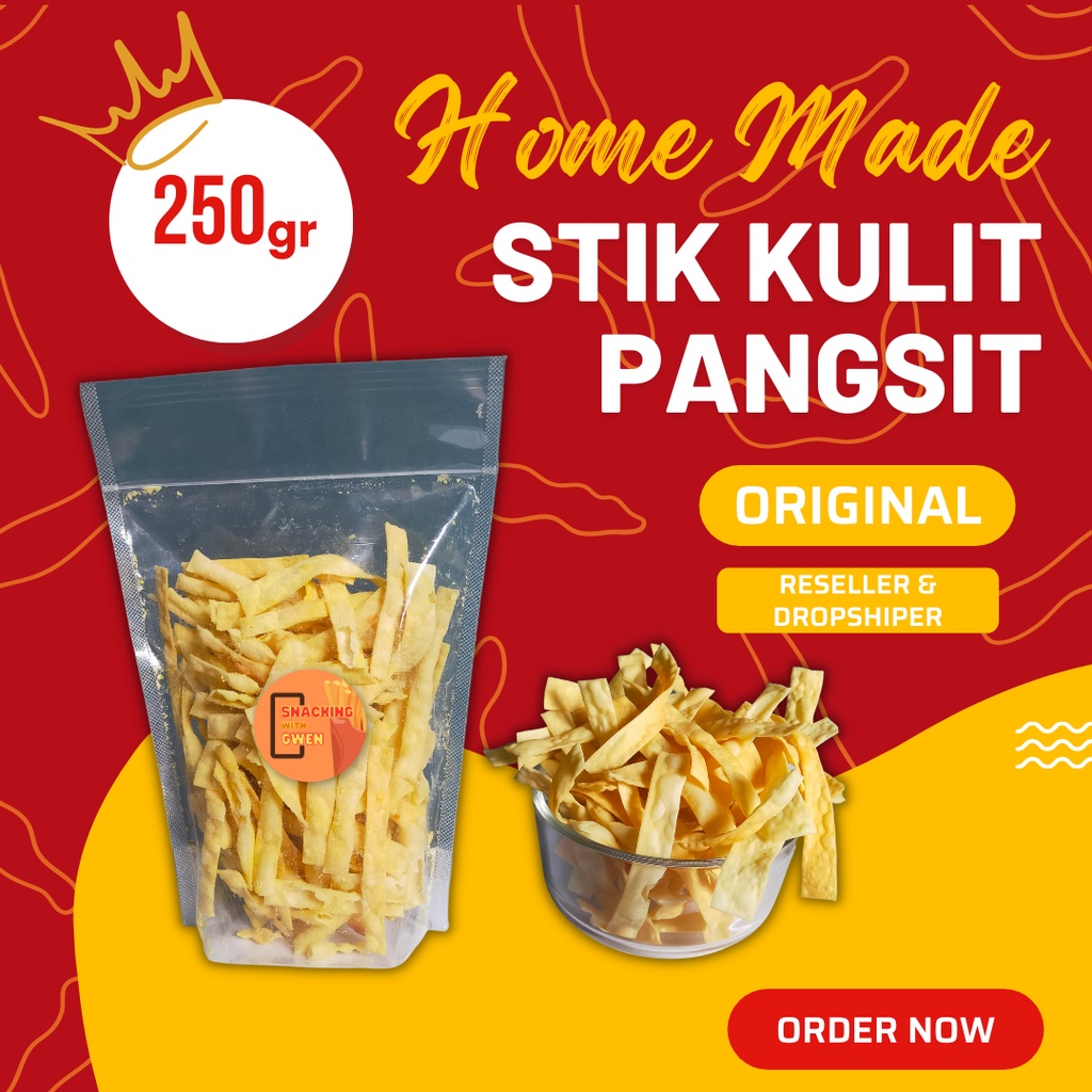 

Stik Kulit Pangsit rasa Original 250gr
