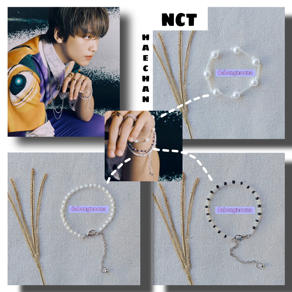 NCT Bracelet Series Haechan - Gelang NCT Dream 127 - Gelang KPOP Style - Gelang Manik Beads