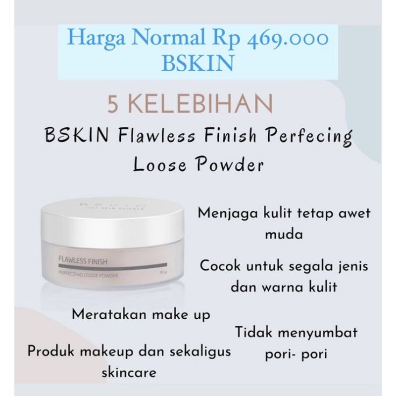bedak tabur bskin BSKIN Flawless Finish Perfecting Loose Powder