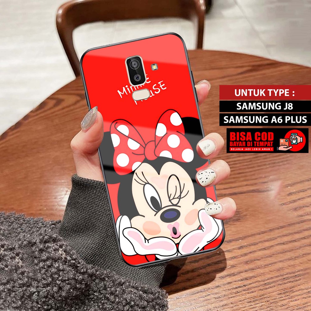 Case Samsung J8 / A6 Plus - AGM CASE - Fashion Case hp Samsung J8 - Casing hp Samsung A6 Plus - Sili