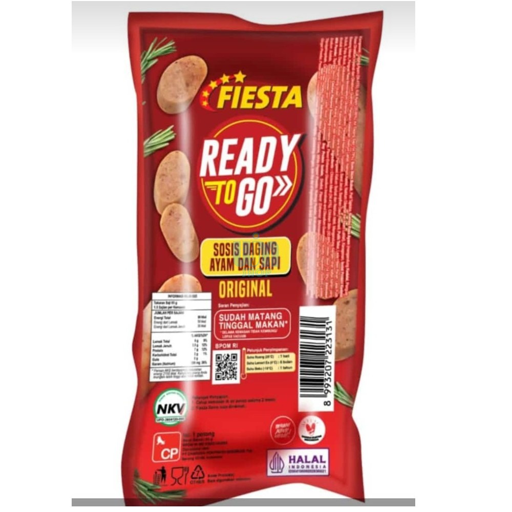 

Fiesta Single Ready To Go Sausage 65g Sosis Siap Makan