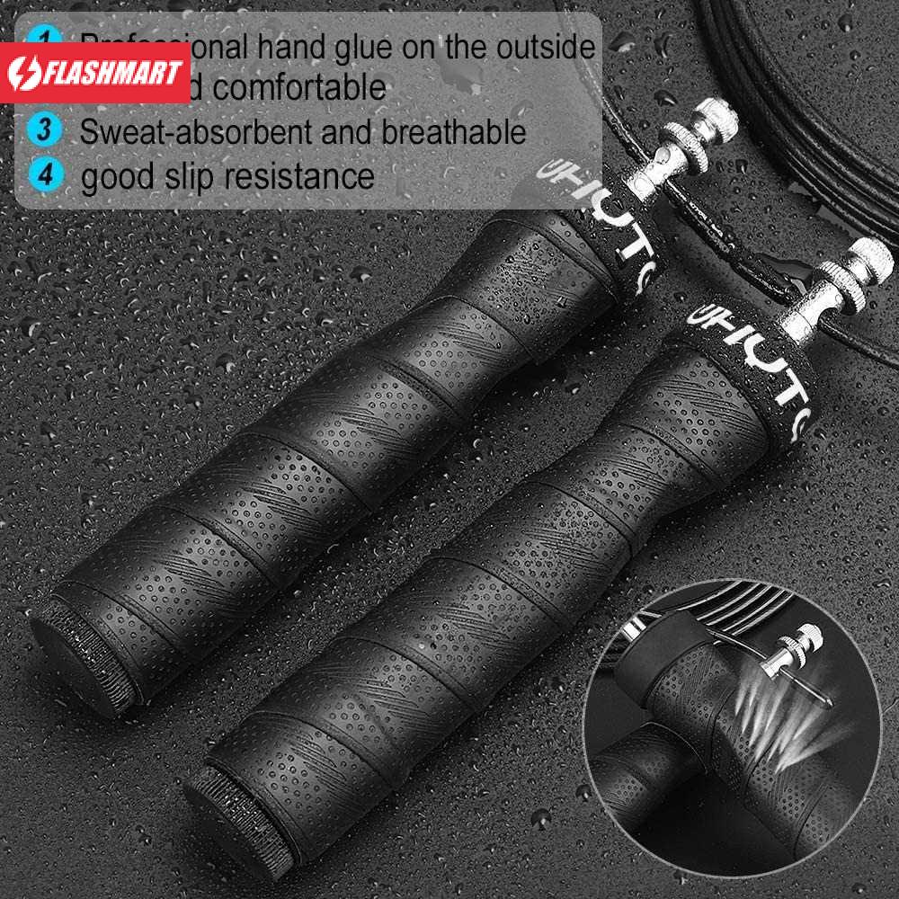 Flashmart Lompat Tali Skipping Speed Jump Rope Sport Weight Exercise 3.4mm - FEJR0601