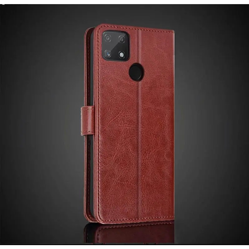 Realme Narzo 50A Realme Narzo 50A Prime Flip Cover Case Leather Wallet Sarung Realme Narzo 50A Realm