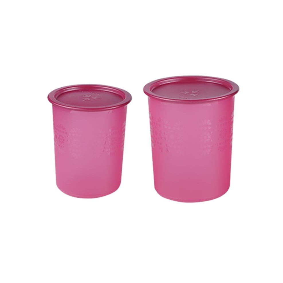 Small mosaic canister toples ungu (isi 2)