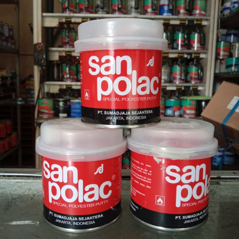 Dempul Sanpolac 250 gr / Dempul Plastik Sanpolac / Dempul Sanpolac / Sanpolak/ Sampolak / Dempul
