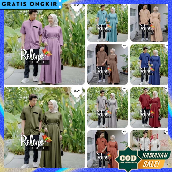 Bj Hamis Drees Cople Suami Istri Dress Ayah Ibu Pasangan Kekinian Bsju Syarii Gmis Serimbit Keluarga