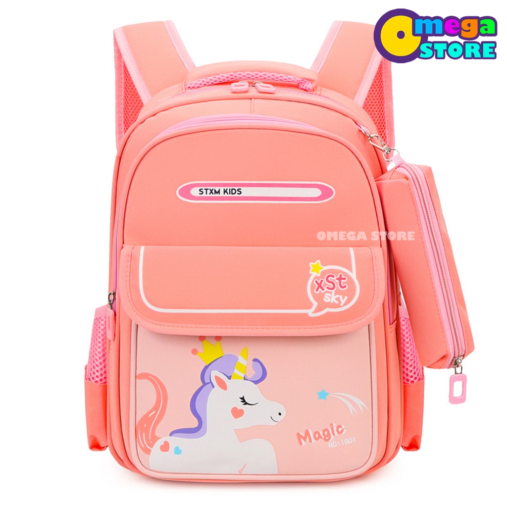 [O&amp;S] Tas Ransel Anak Sekolah Karakter Unicron Pugung Remaja Lucu-OS291