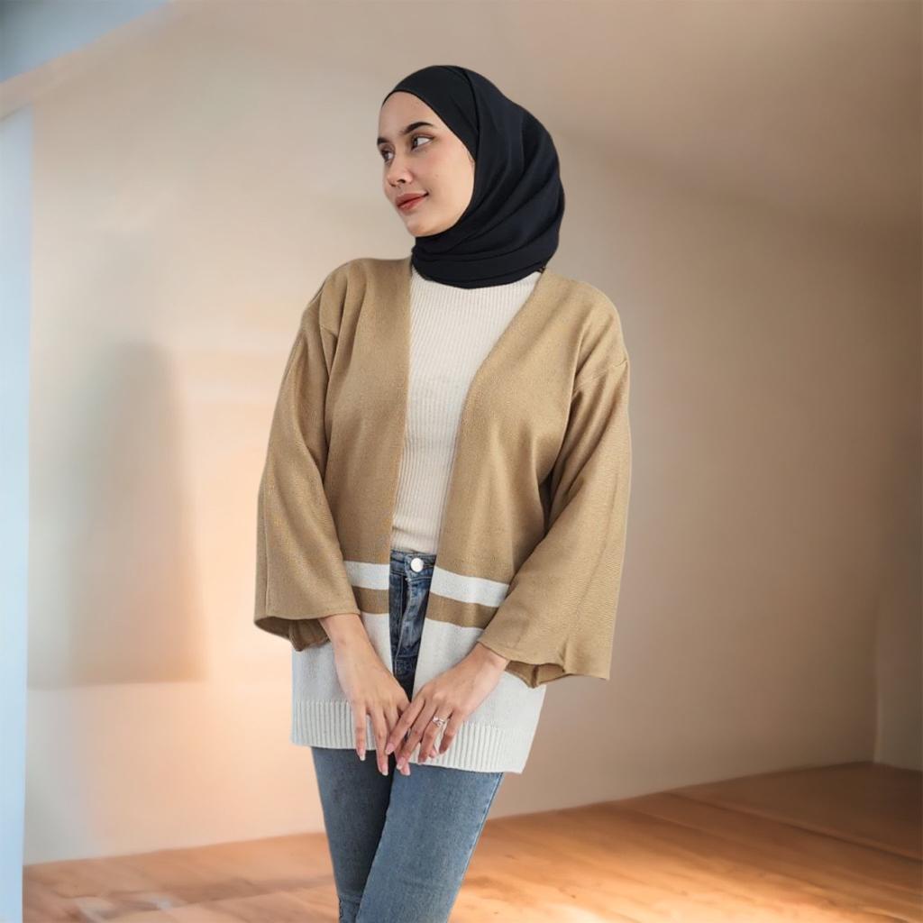 JULY OUTHER KARDIGAN RAJUT WANITA KOREAN BASIC