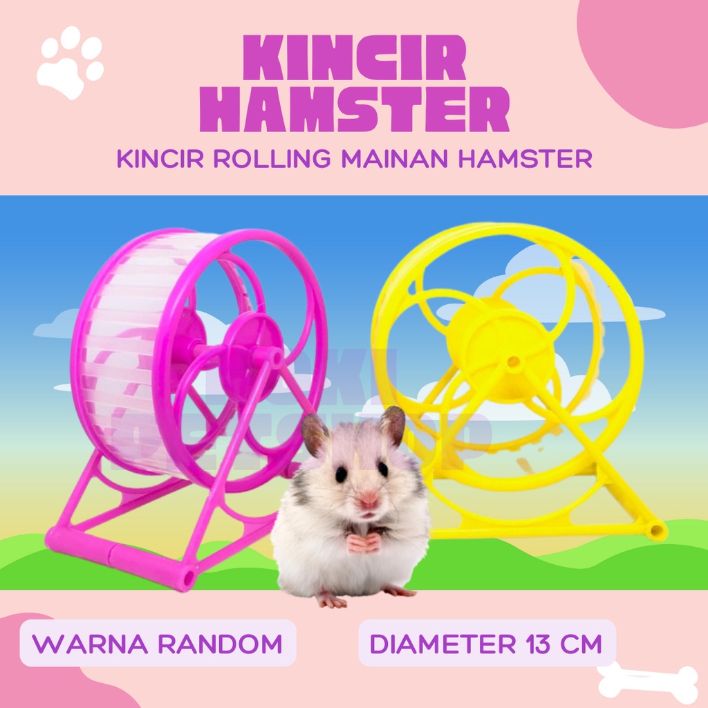 [BISA COD] SWEET EXERCISE HAMSTER RUNNING WHEEL JOGGING MAINAN BOLA ROLLING RODA KINCIR PUTAR HEWAN