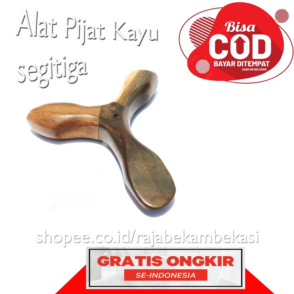 Alat Pijat Kayu Segitiga / Kayu Segitiga Pijat