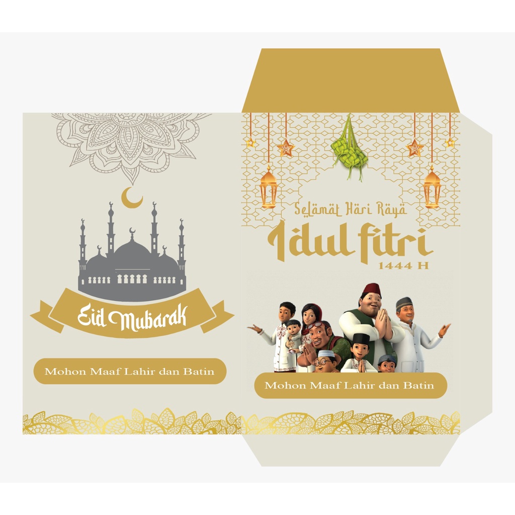 [TERBATAS!!] Amplop idul fitri lucu murah isi 10pcs (HARGA 1PAK=3500 ISI 10LEMBAR)