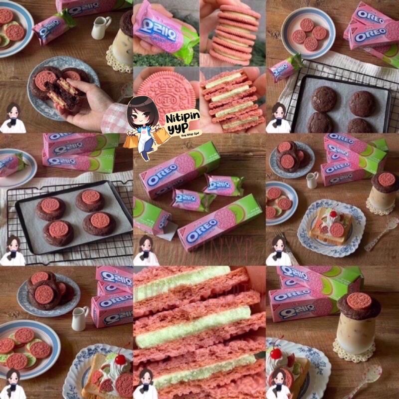 

[LIMITED SPRING] Korean OREO Sandwich Cookies PINK GREENTEA SAKURA MATCHA / CHOCO MINT Oreo Korea Best Seller! Best Seller