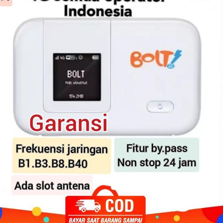 Baru Populer MODEM MIFI BOLT E5372 UNLOCK 4G ALL OPERATOR MURAH