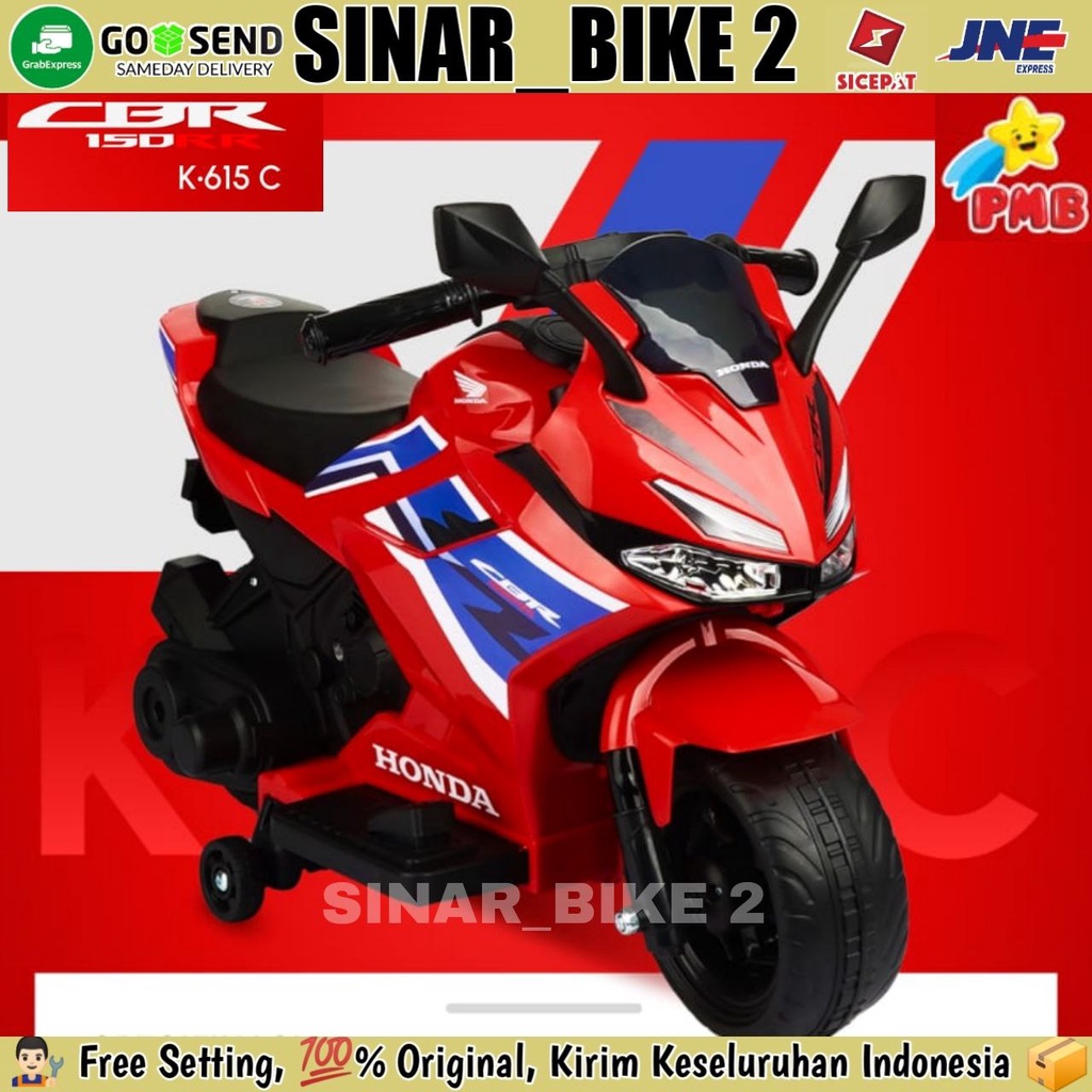 Motor Motoran Aki HONDA CBR 150RR PMB K 615 C Mainan Anak