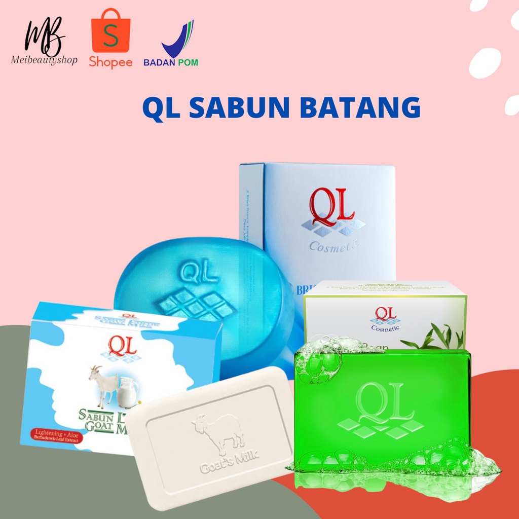 QL COSMETIC SOAP 70GR | FACIAL SOAP FOR ACNE SKIN |BRIGHTENING SOAP|GOAT MILK