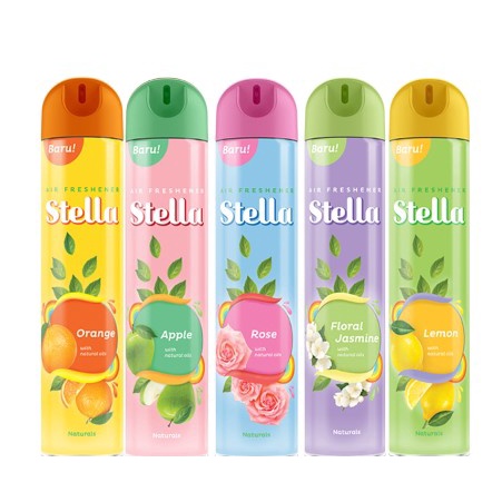 KHUSUS PULAU JAWA - Stella Matic Refill Naturals Pengharum Ruangan Spray 225ml