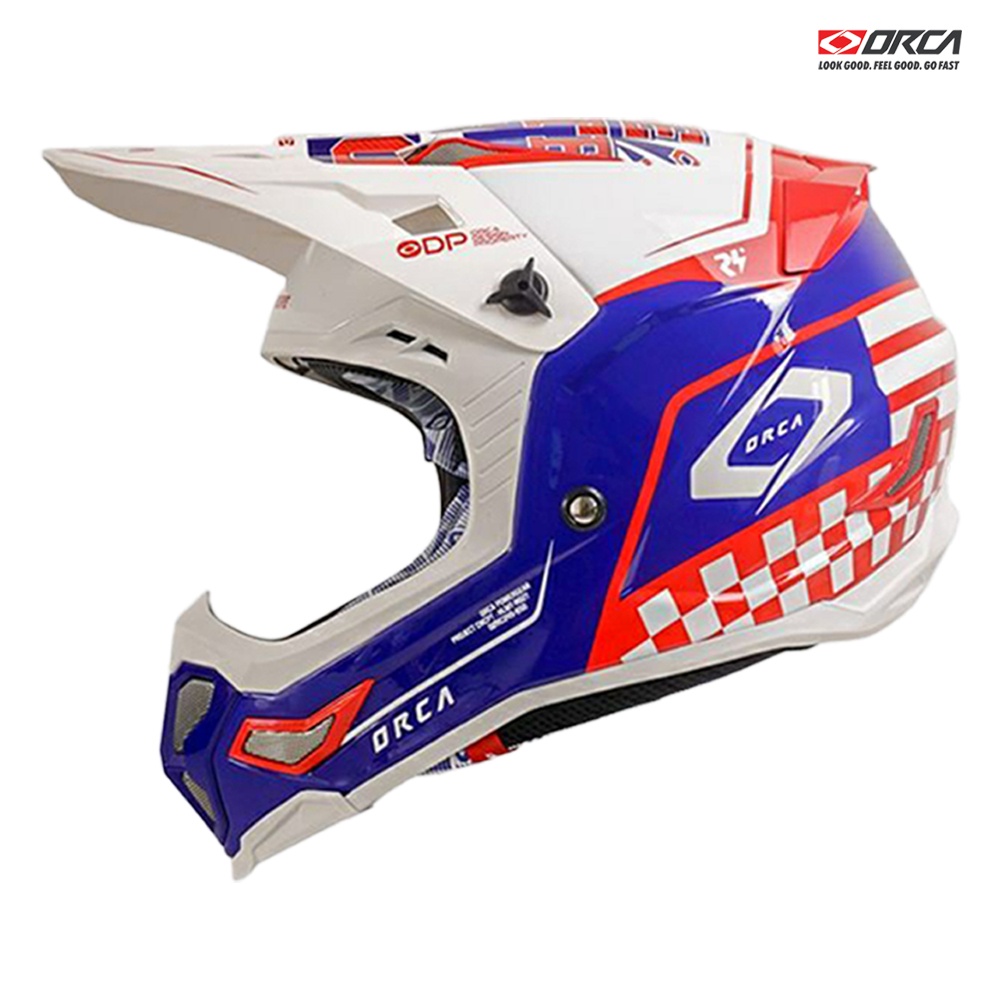 HELM TRAIL ORCA HYPERION The State Of Moto Blue Red