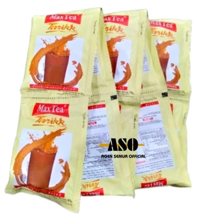 

✪BIG ⚡ALE✪ MAX TEA TEH TARIK 25gr Sachet RENCENG ( ISI 10 ) PROMO !!