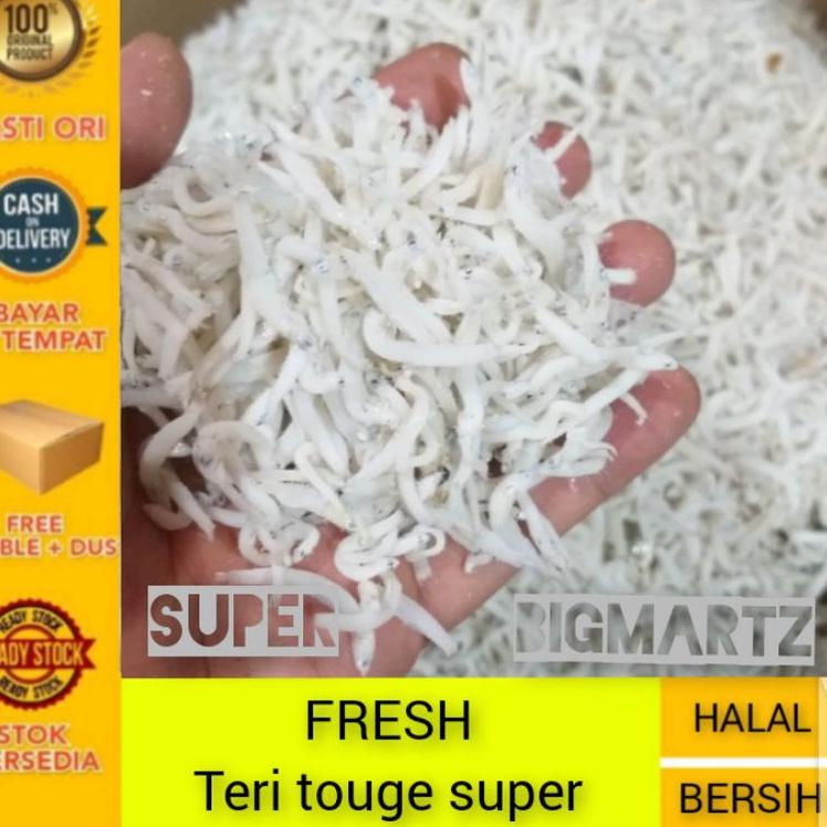 

✪ Ikan asin teri touge super fresh jumbo ➢