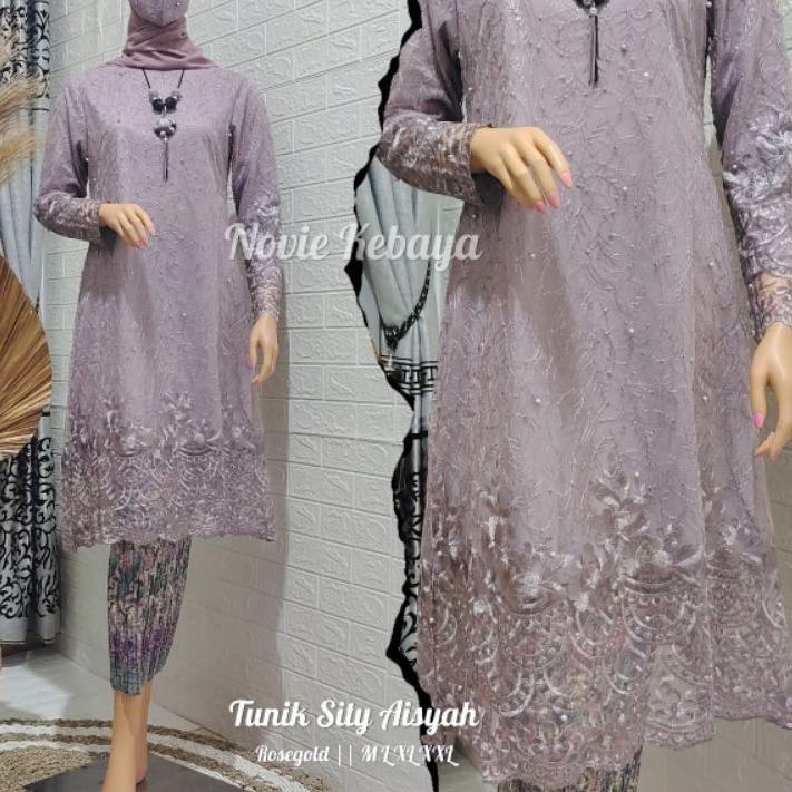➲ Tunik Novie / Kebaya Tunik / Kebaya Brukat / Kebaya Wisuda / Kebaya / Kebaya Modern / Tunik ♘