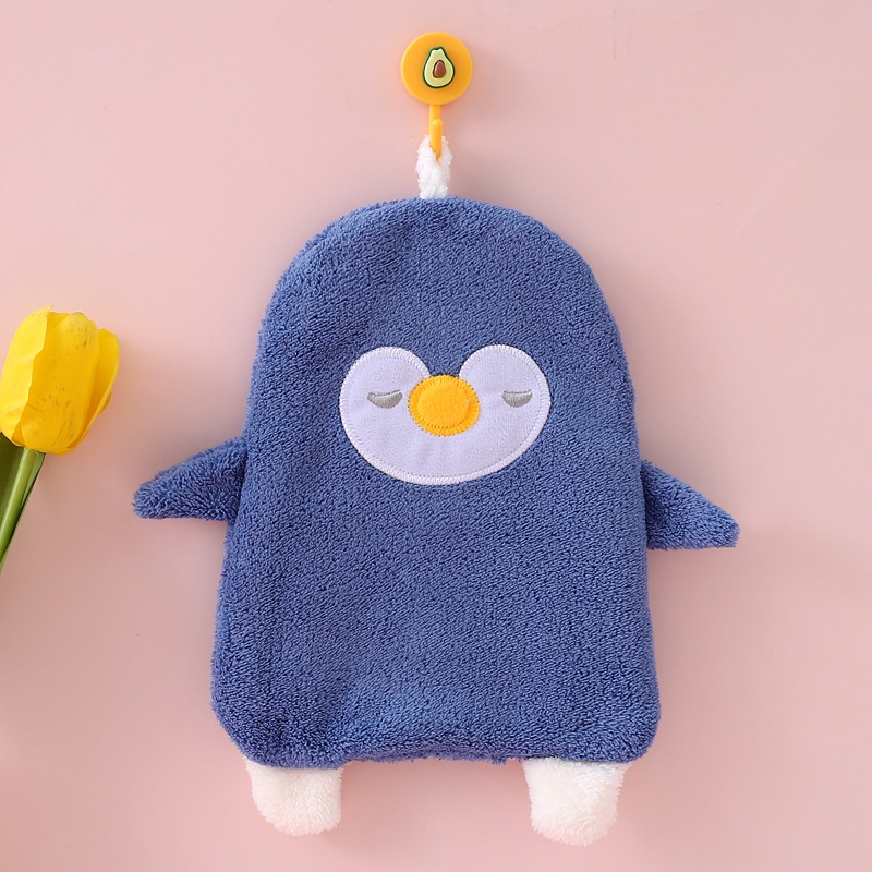 ETFELICEL Hand Towel / Lap Tangan Motif Karakter Gantung Kain Bulu Tebal Halus Lucu Murah