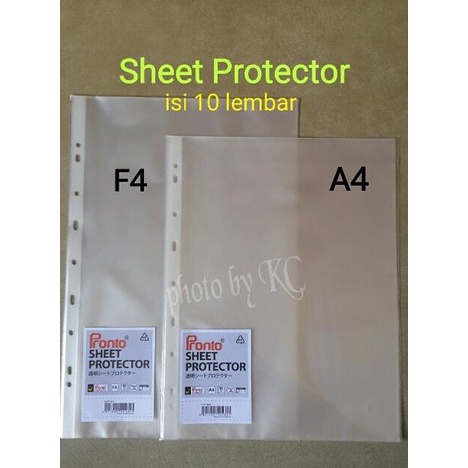 

ATK60PR (A4 10lembar) Sheet Protector Pronto Plastik odner binder file