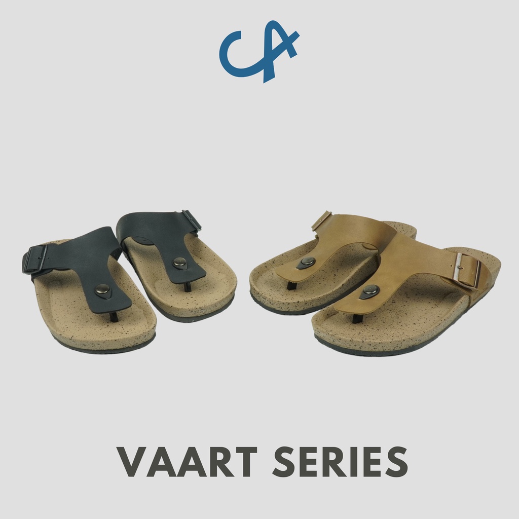 Sandal Pria Distro Casual Anti Slip Sendal Cowok Dewasa Santai Kasual Cloka Flipflops Vaart Series