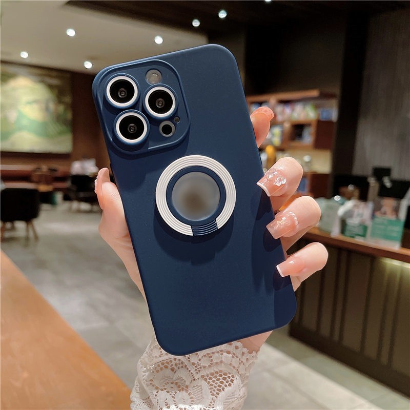 Soft TPU Silikon Case Untuk Iphone X XS MAX XR 7 8 Plus 7 8 Plus Shockproof Ring Holder Phone Case