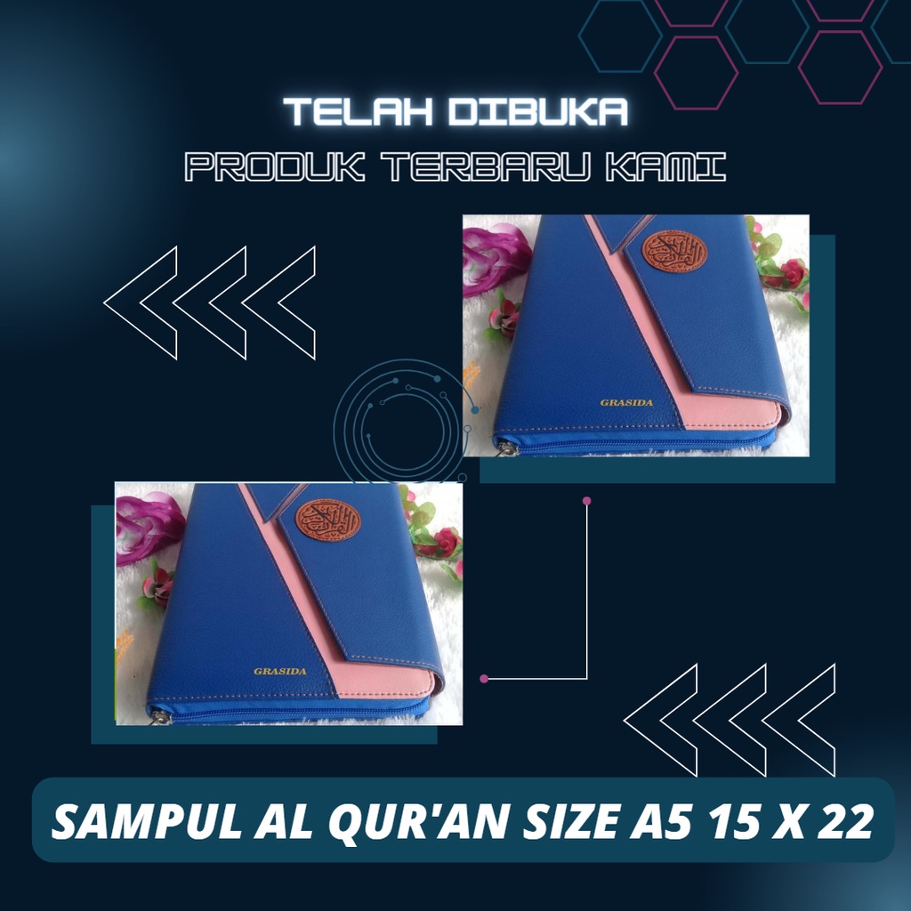 COVER AL-QUR'AN | SAMPUL AL-QUR'AN | UKURAN A5 | PRODUK DI ATAS HANYA SAMPUL/COVER SAJA