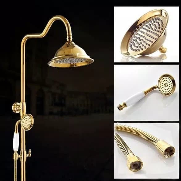Shower Tiang Classic Gold Kuningan/Shower Coulumn/Shower Tiang Kuninga