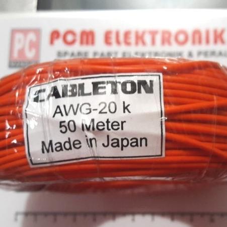 kabel awg-20 k 50meter kabel awg20 awg 20 hen03