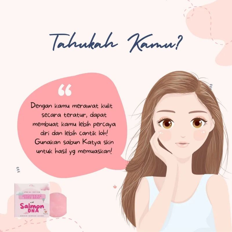 Sabun Katya Skin Pemutih Badan BPOM With Salmon DNA