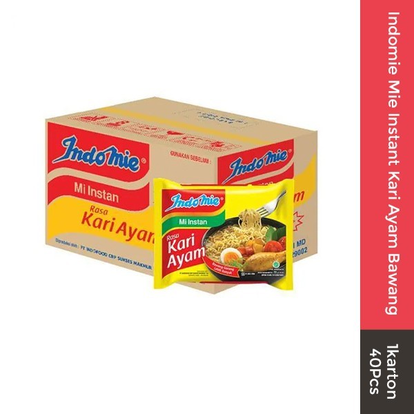 

1 Dus Indomie Mie Instan Rasa Kari Ayam 40 Pcs 72 Gr