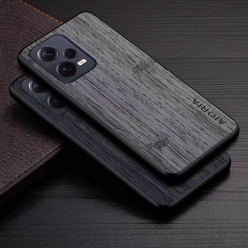 POCO X5 5G X5 PRO 5G SOFT CASE WOOD TEXTURED AIORIA ORIGINAL