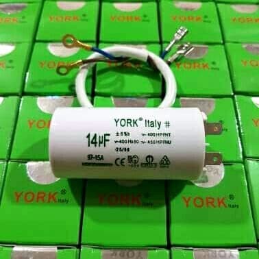 CAPASITOR/KAPASITOR POMPA AIR YORK 14UF #ORIGINAL