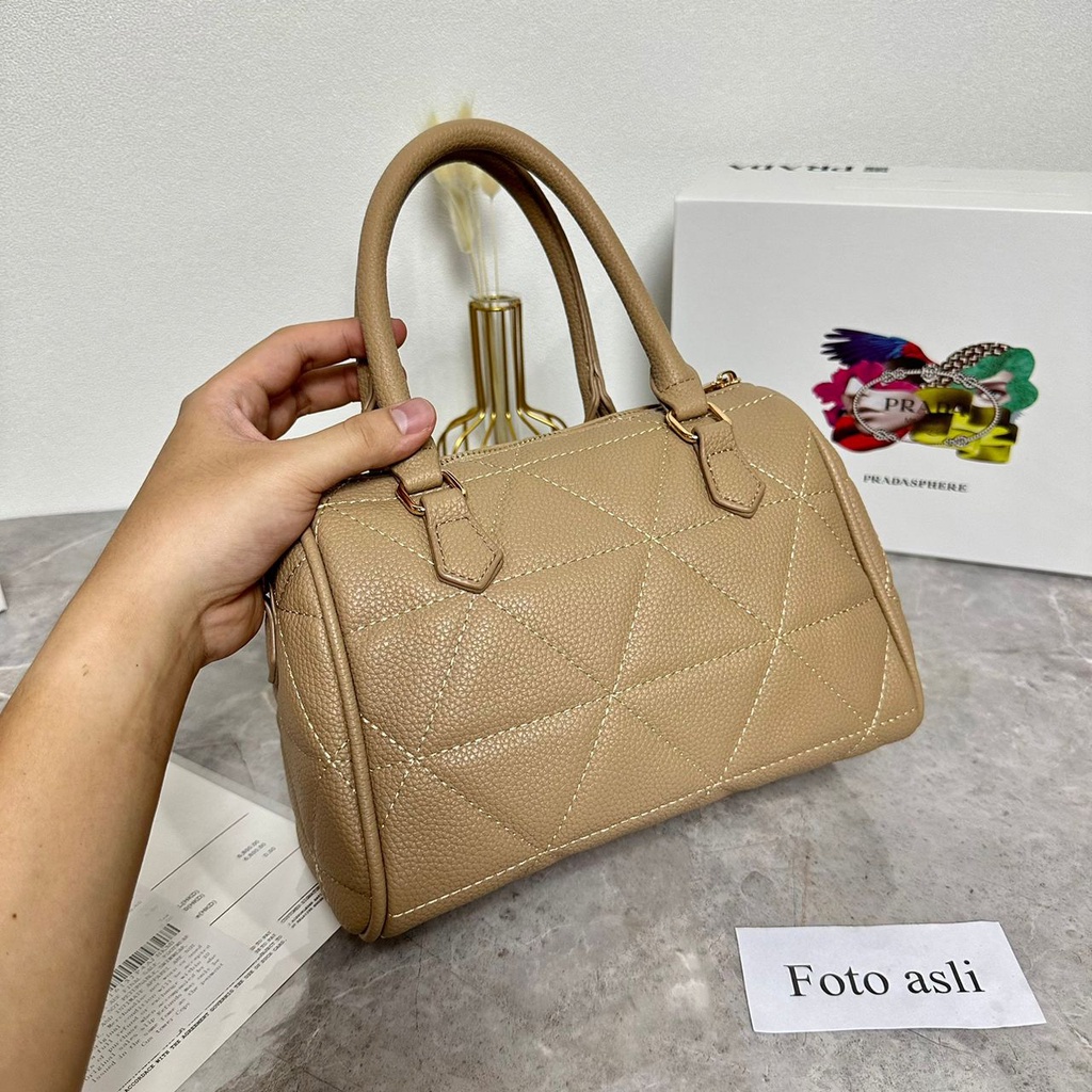 Pr4d4 Speedy Quilted Leather Bag 943 (FreeKantongKain+Bubble Wrap)