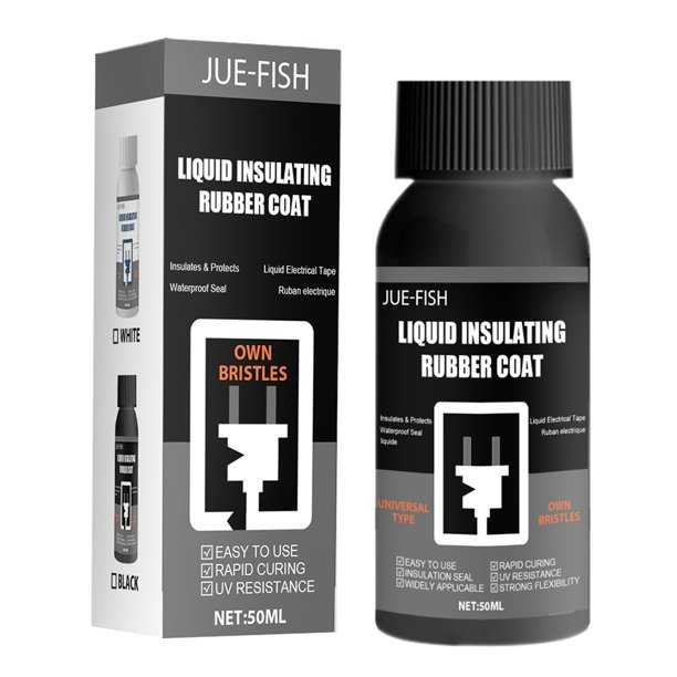 (BISA COD) FTIHSHP JUE-FISH Lem Kabel Listrik Liquid Insulating Rubber Coat Glue 50ml - J208