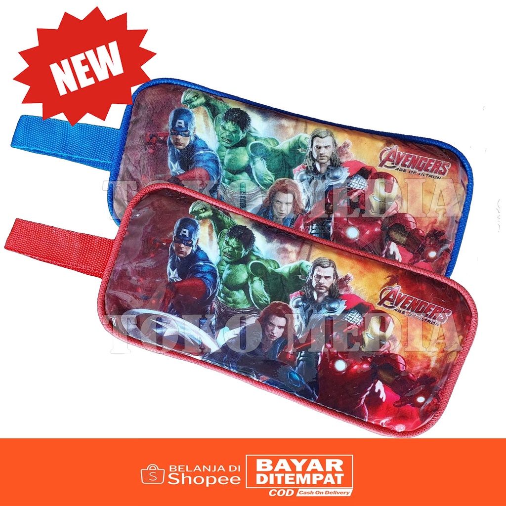 

Kotak Pensil Karakter Bahan Tebal AVENGERS