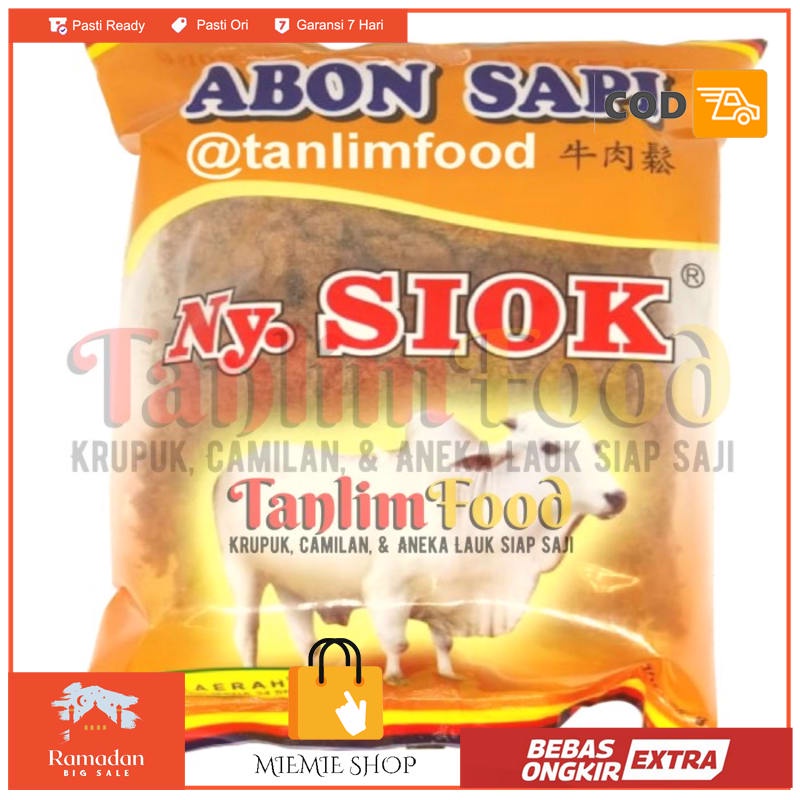 

ABON DAGING SAPI Ny Siok 250gr - TanlimFood - Manis